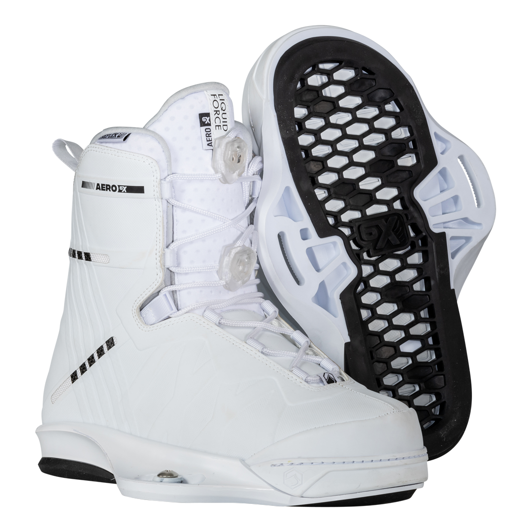 Liquid Force Aero 6X White Wakeboard Binding 2023