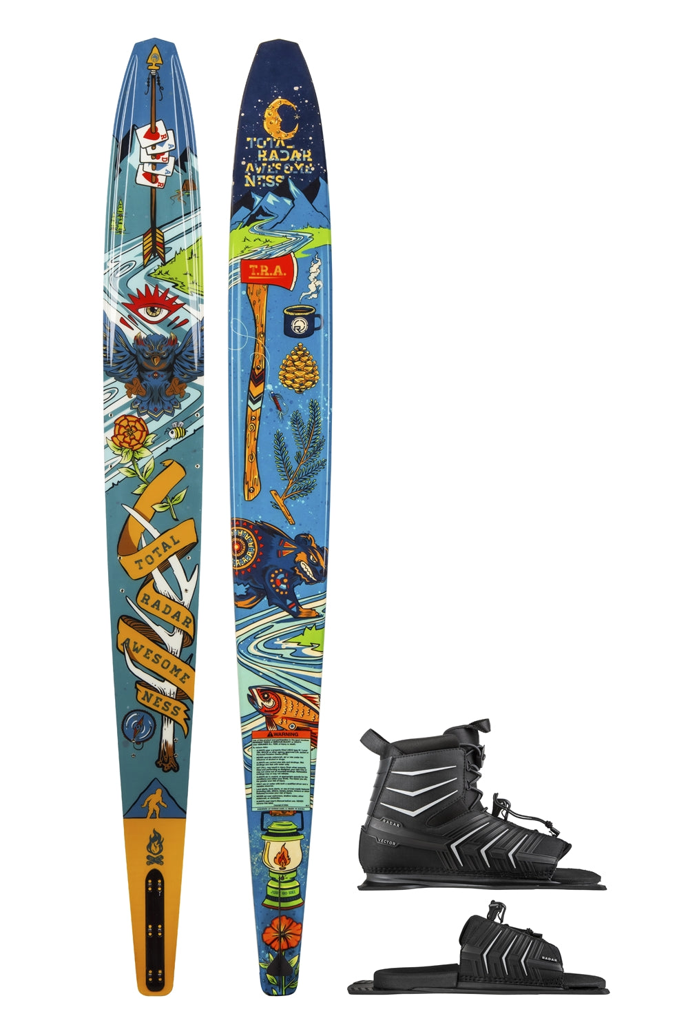 2023 Radar Boy's TRA w/ Vector &  ARTP Kid's Waterski Package