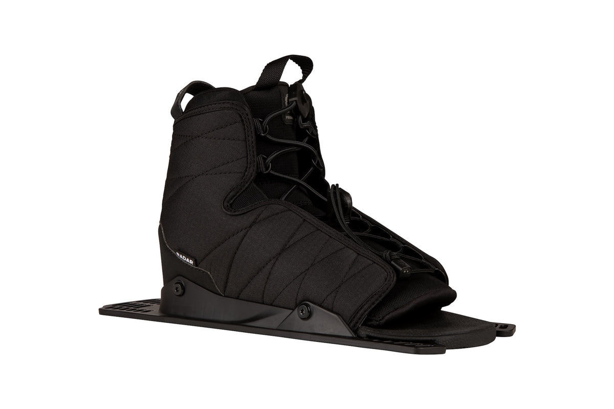 2026 Radar Prime Boot - Jet Black - Rear Feather Frame 2.0