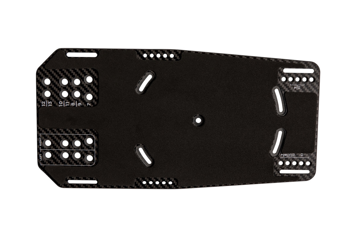 2026 Radar Carbon / G10 Front Plate w/ Adaptable Mounting