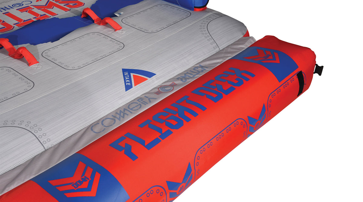 Top view detail of Switch 3 surface showing Flight Deck label and texture.