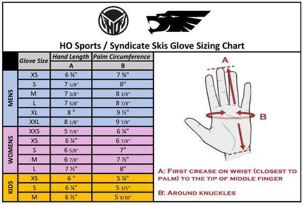 Wake Glove | Syndicate Legend Inside Out Glove | HO Sports - Miami Nautique
