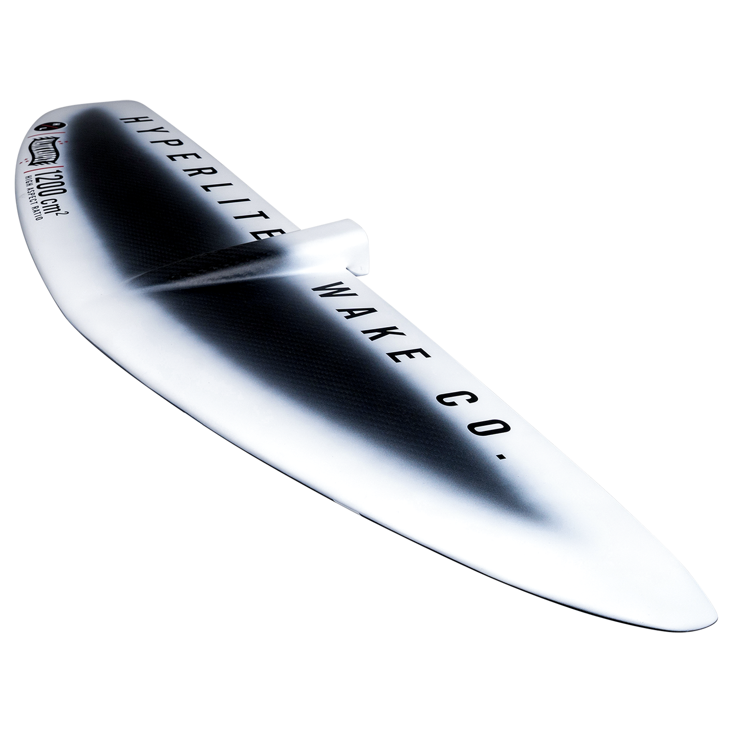 Futuristic MK 1200 wing by Hyperlite Wake Co. enhances snappy turns on your surfboard.