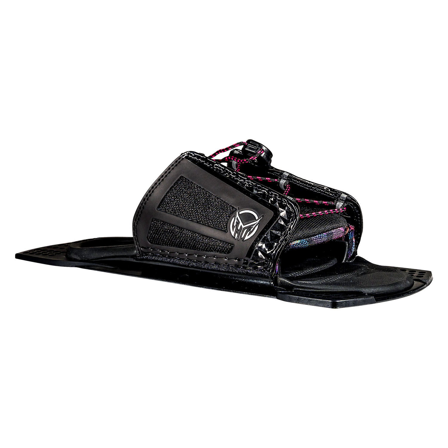 Three-quarter view of the Women's Stance 110 ARTP binding, highlighting the lace closure and black finish.