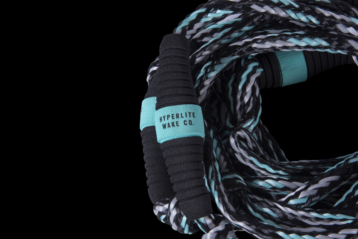 2025 Hyperlite 25' Arc Surf Rope w/ Handle Teal & Grey