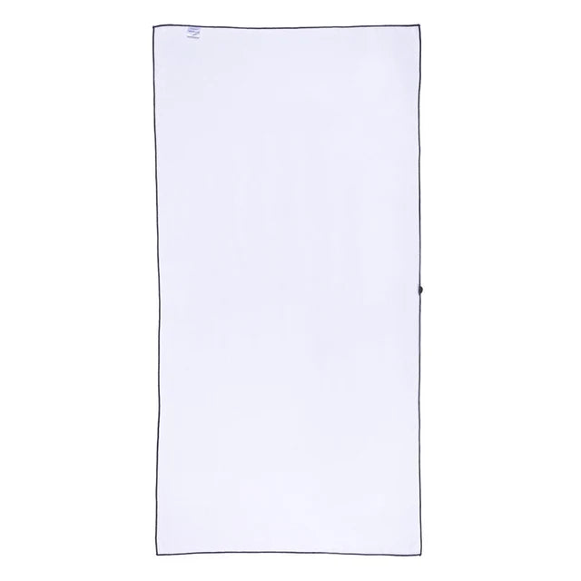 Nautique Sublimated Beach Towel - Black