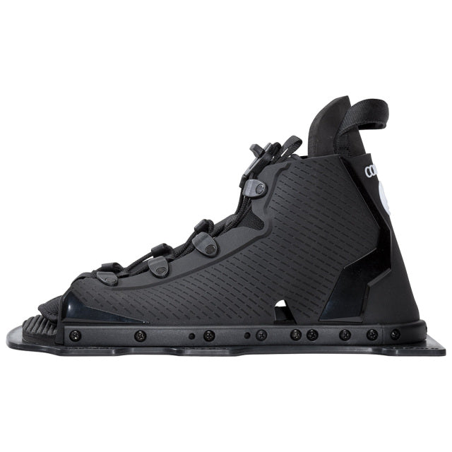 Black Connelly Swerve front boot with an adjustable lace-up design for a snug and comfortable fit.