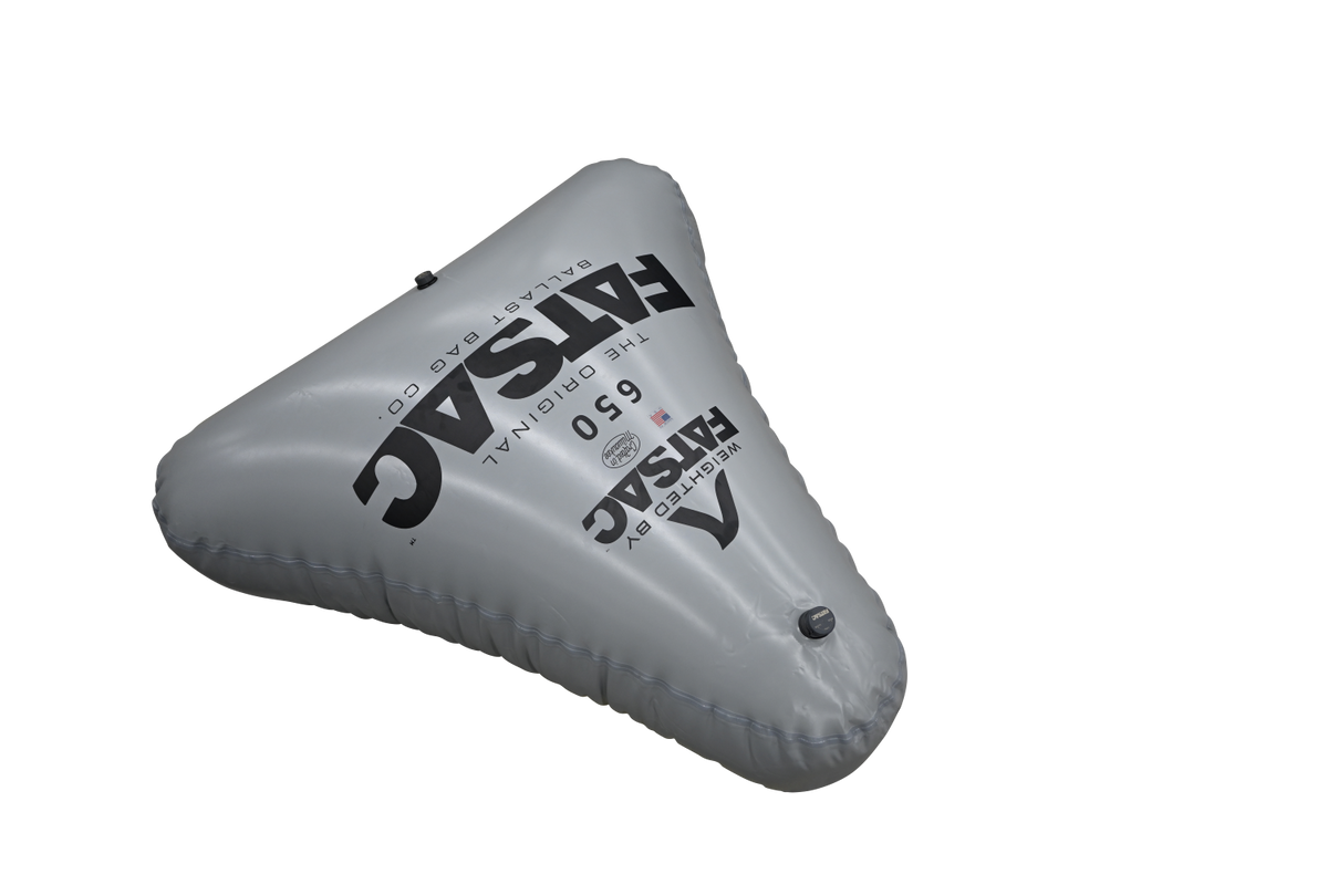 Silver triangular paintball bunker, Faisac branded, ideal for Open Bow Triangle 650 lbs. setups.