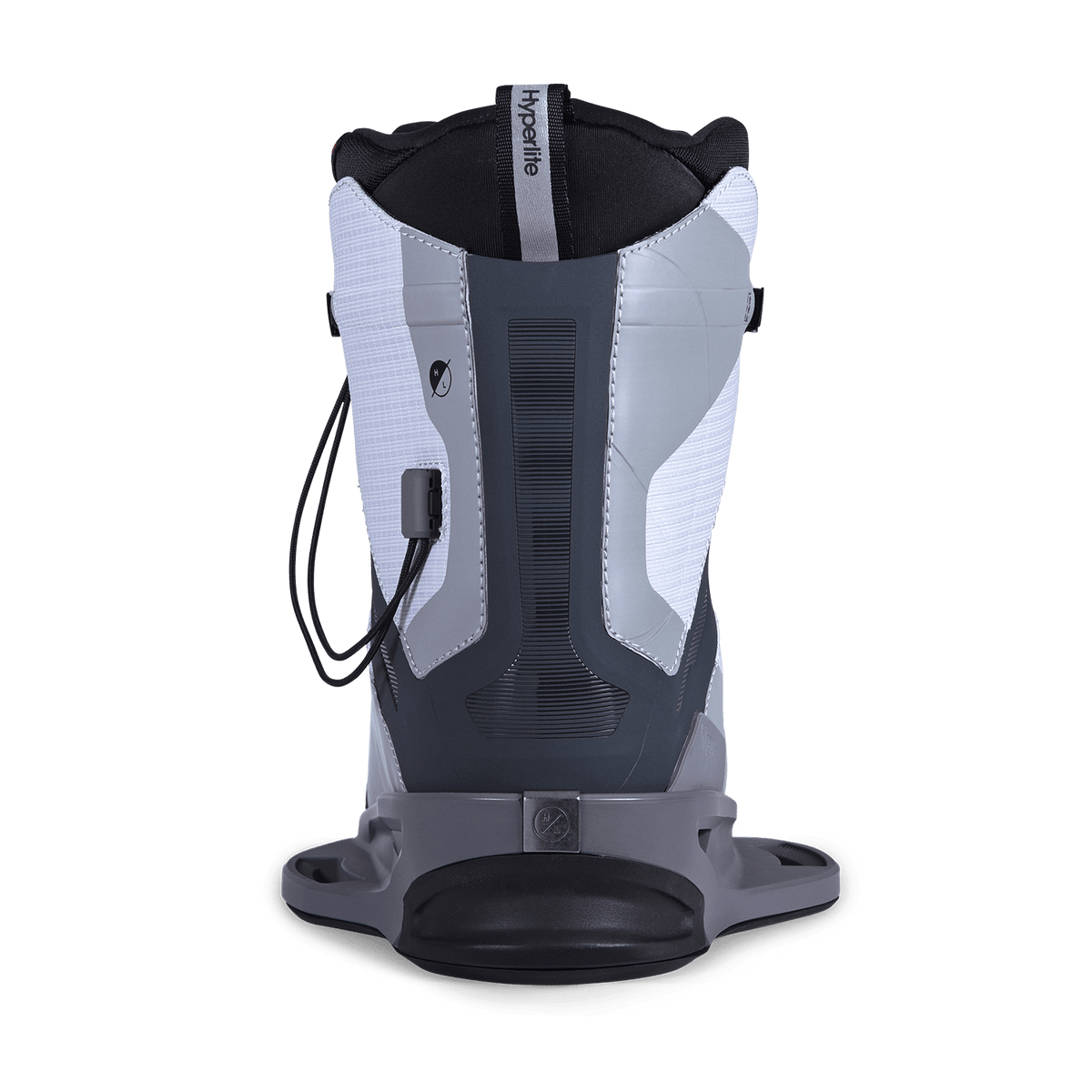 Gray and white ZER02 Binding, crafted for seamless energy transfer.