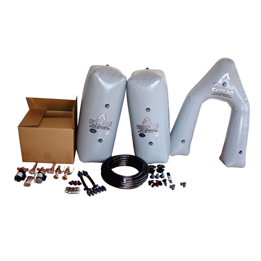 UNIVERSAL Inboard Rear & Front Wake Kit (O8006) with bags, hoses, fittings, and floor box.