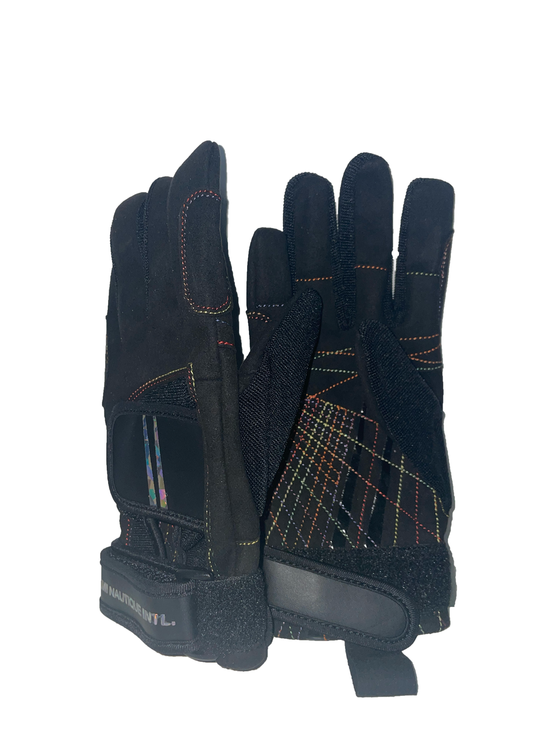 Miami Nautique's brand new multi colored Stitching