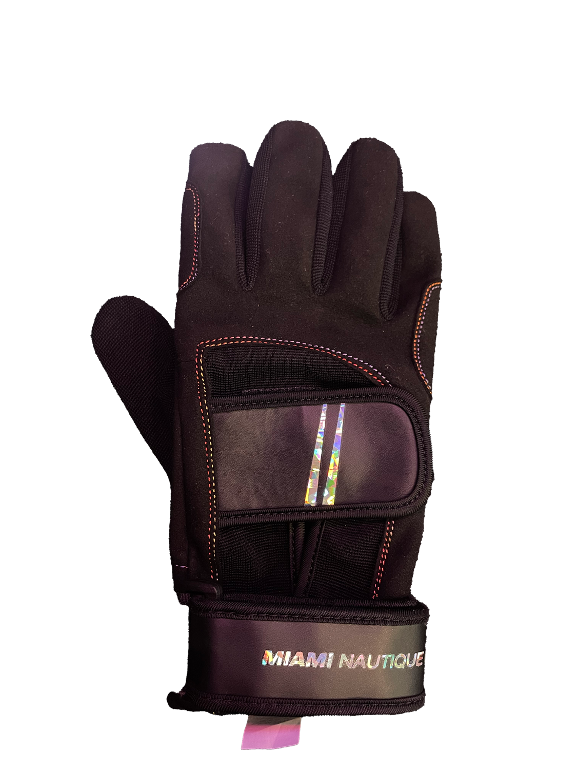 Miami Nautique Limited Edition - Minimal Multicolored Stitching Ski Gloves