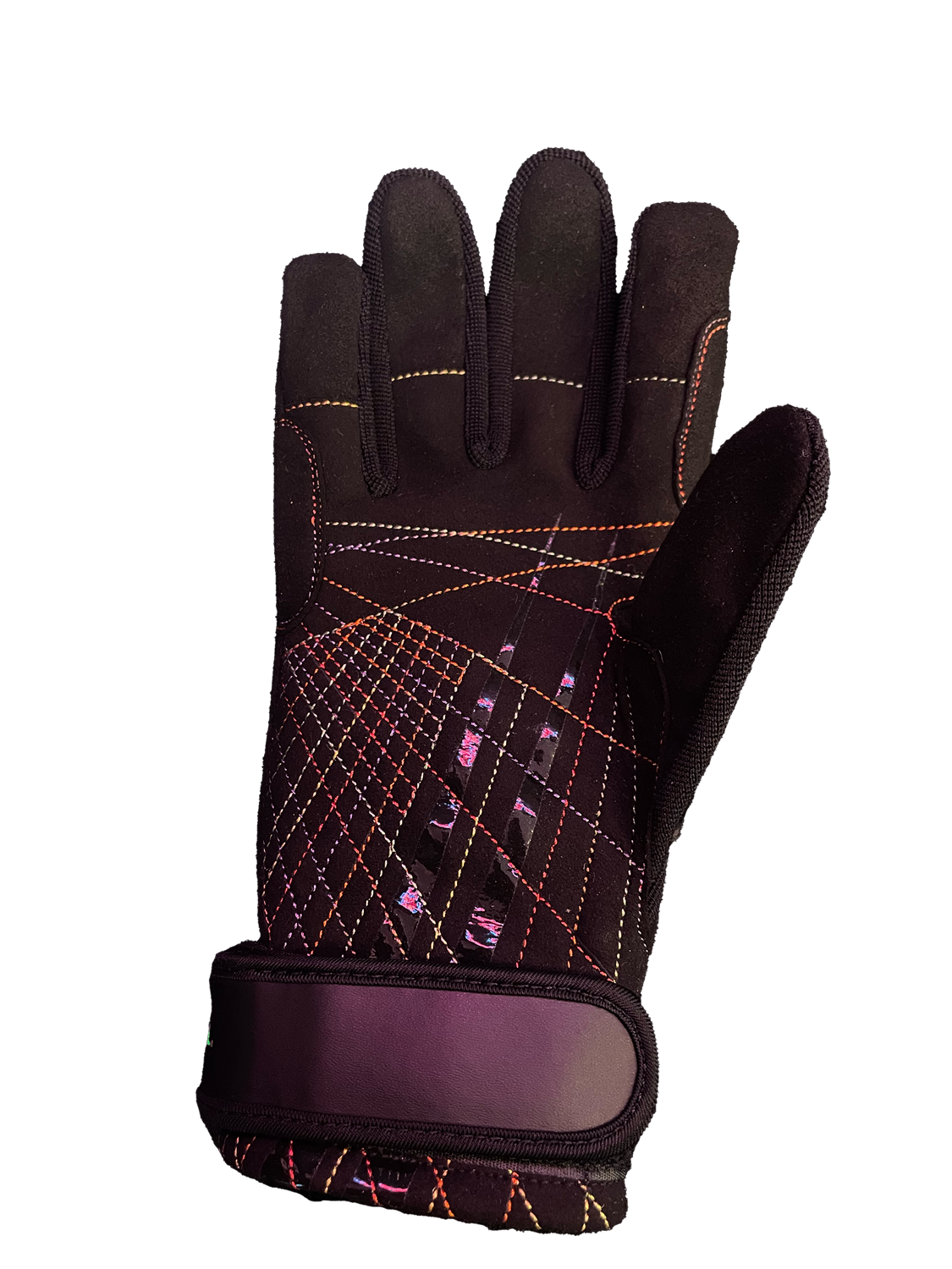 Miami Nautique Limited Edition - Minimal Multicolored Stitching Ski Gloves