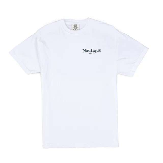 Nautique Neon Lights SS Pocket Tee - White