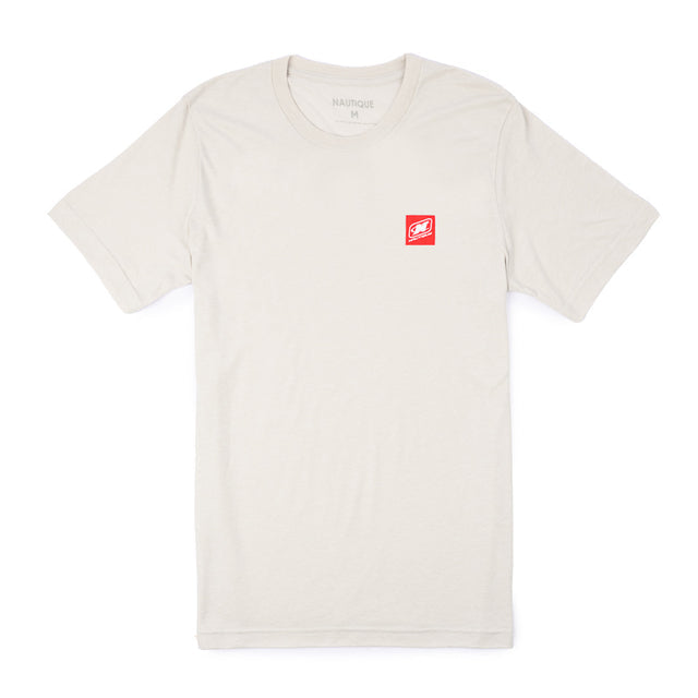 Nautique Flag SS Tee - Cement