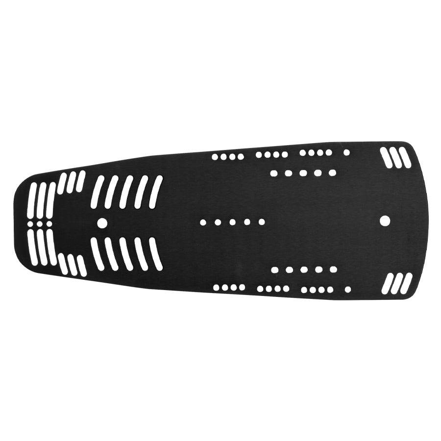 Radar Aluminum Rear Boot Plate w Bar