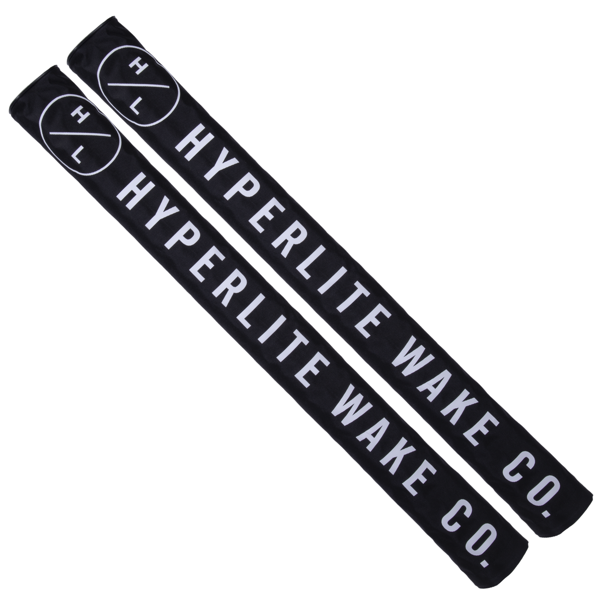 HYPERLITE WAKE CO. foam black straps on Trailer Guides protect your boat.