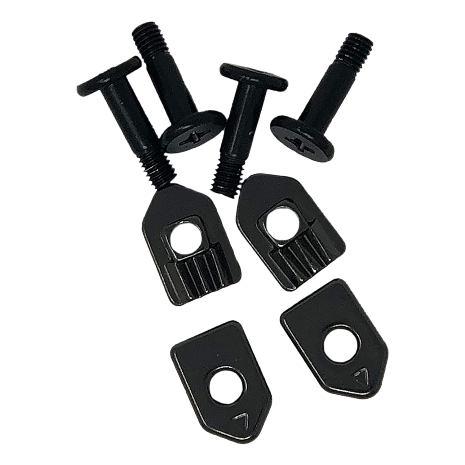 A Fusion Plate Kit with 4 black T-slot nuts and bolts.