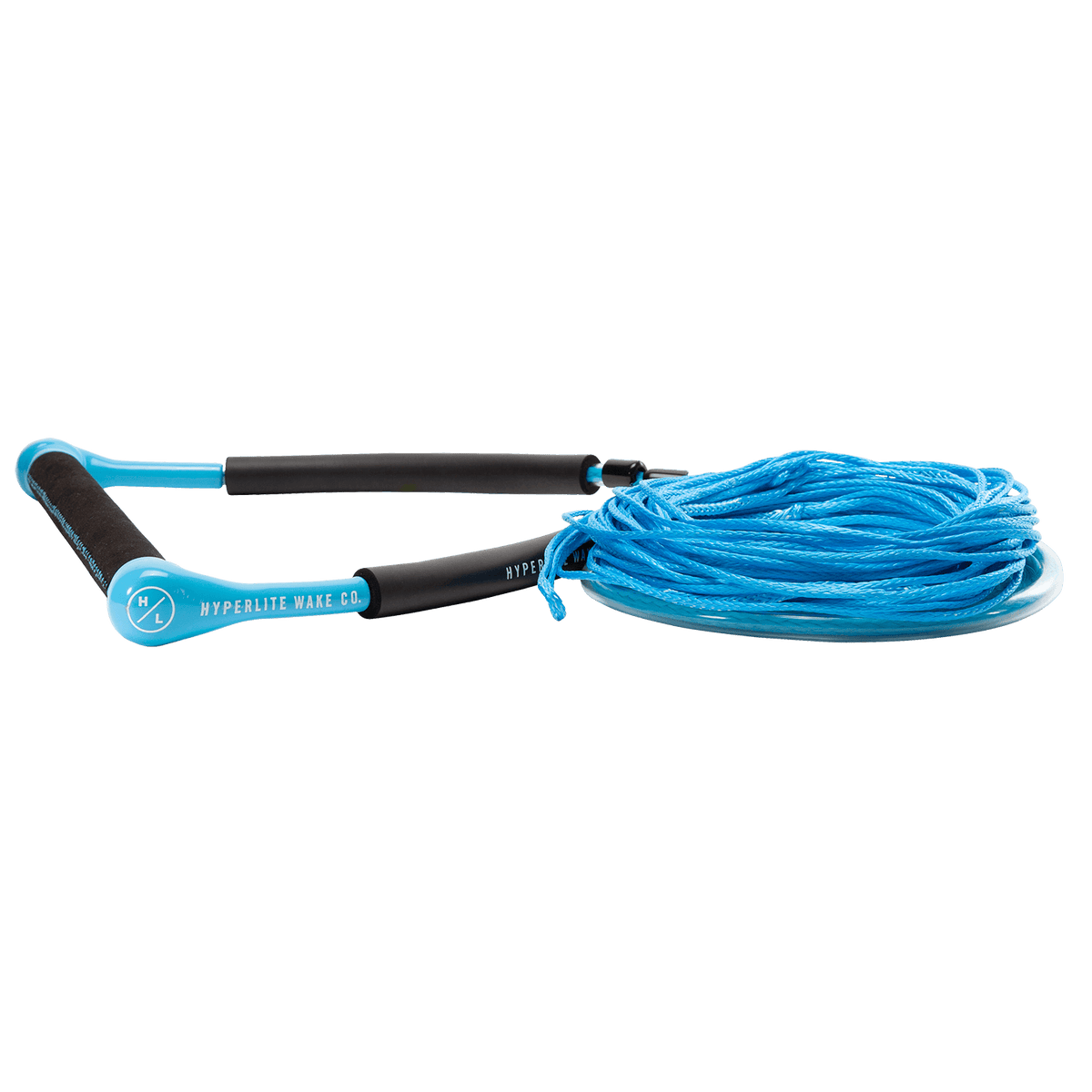 Blue CG Handle with coiled Maxim Line from Chamois Grip.