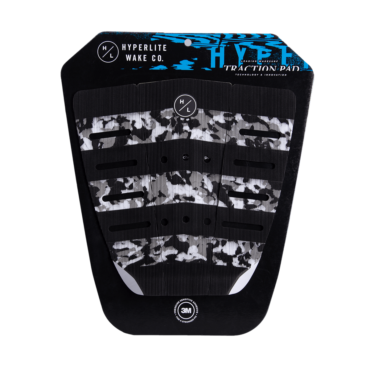 HL Rear Corduroy Traction Pad in a grippy black and gray camouflage pattern.